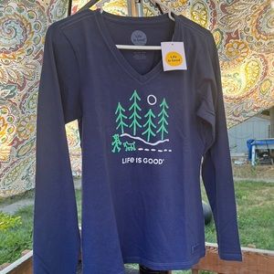 Life is good Tp/XS/ECH NWT